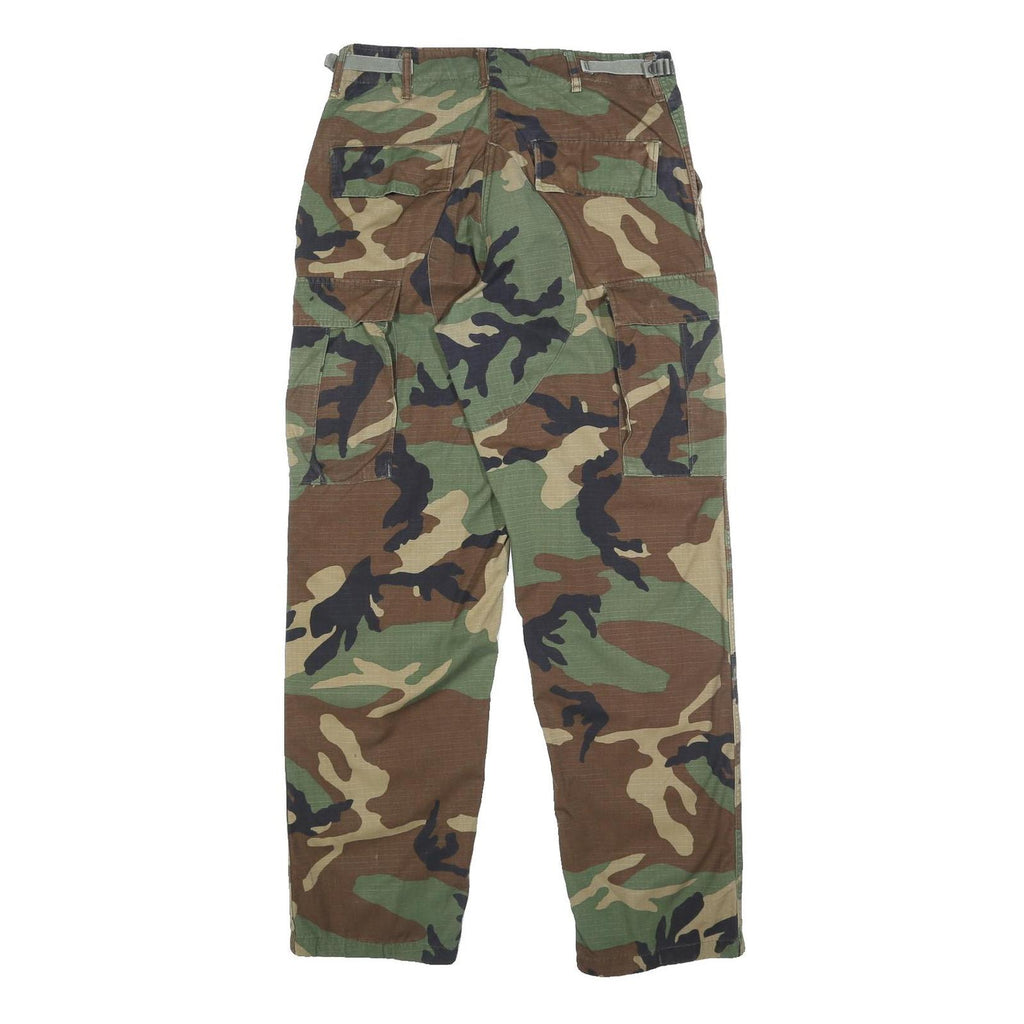 GOLDEN MFG. CO. Mens Cotton Blend Camouflage Regular Straight Trousers W28 L31
