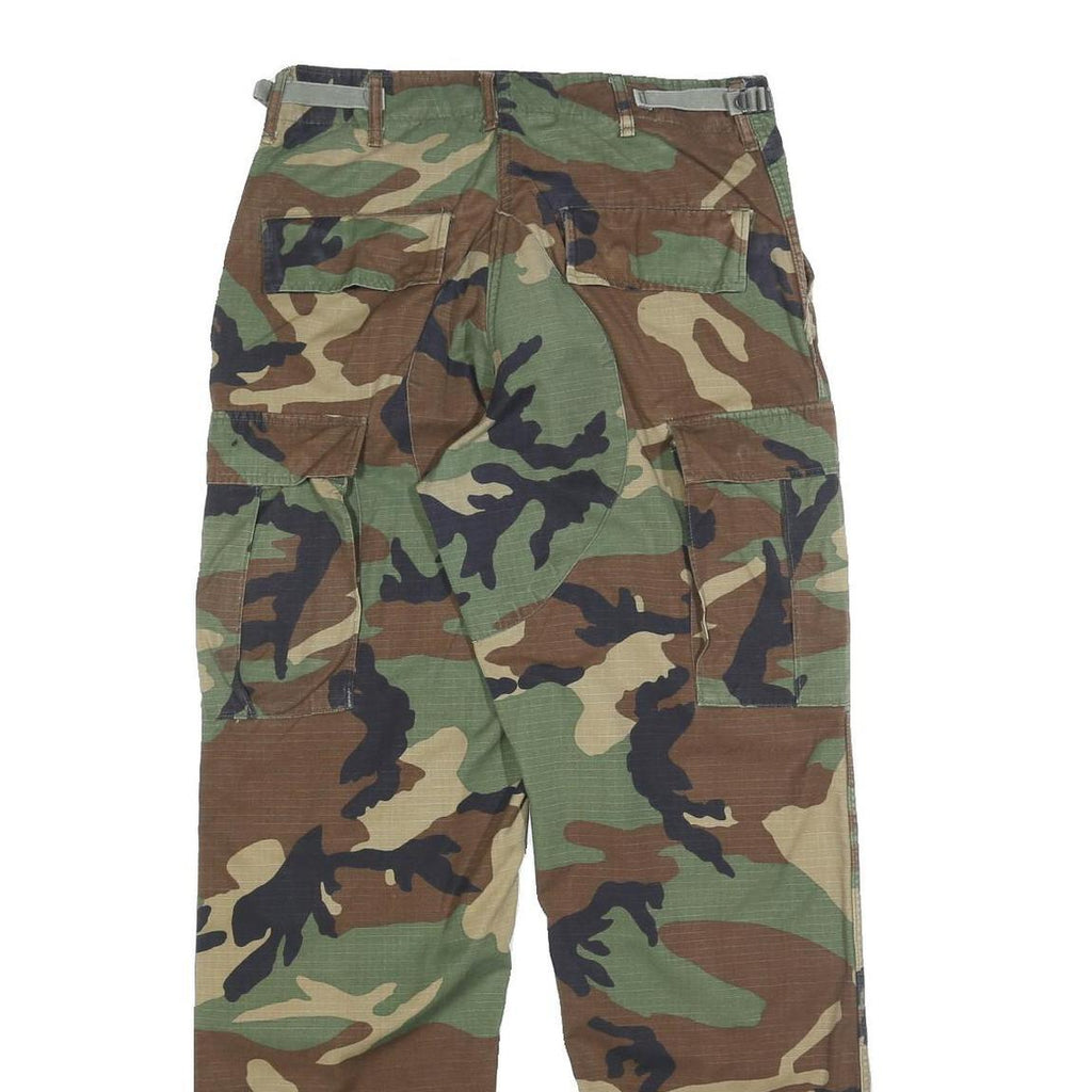 GOLDEN MFG. CO. Mens Cotton Blend Camouflage Regular Straight Trousers W28 L31