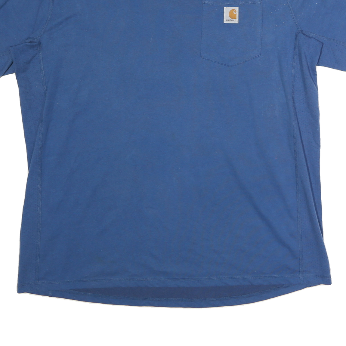 CARHARTT Mens Blue XL Pocket T-Shirt Short Sleeve Crew Neck Workwear