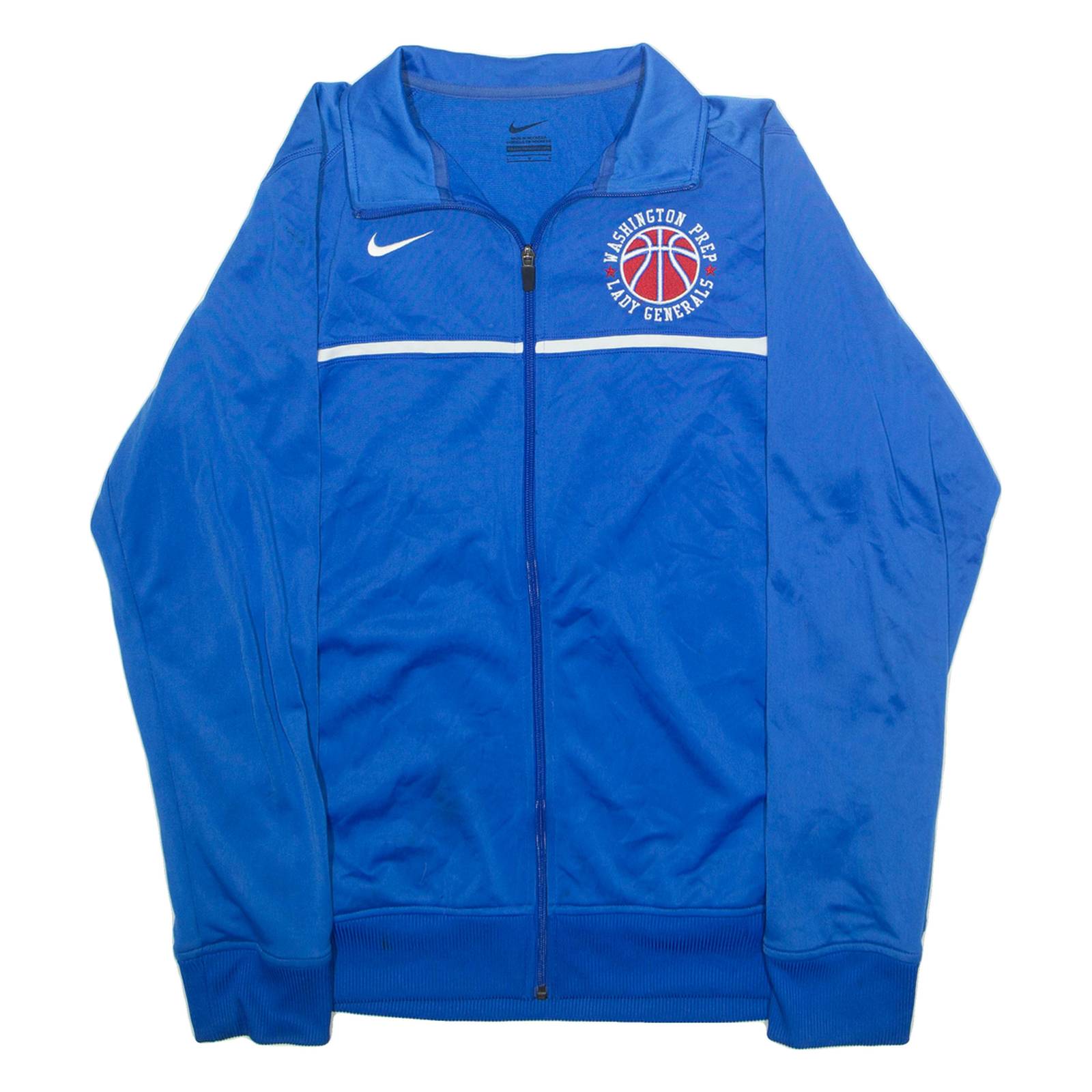 NIKE Mens Track Jacket Blue L