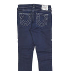 TRUE RELIGION Womens Slim Blue Denim Slim Jeans W28 L28 Stylish Casual