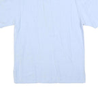 GO WEST Mens Blue Cotton Blend Shirt S Casual Short Sleeve Button Pocket