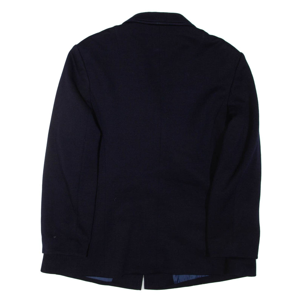 Womens Blazer Jacket Blue Wool L