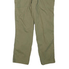 LEVI'S Womens Cotton Blend Olive Slim Straight Trousers W32 L26 Utility Pocket