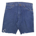 WRANGLER Mens Denim Blue Casual Shorts M W33 Classic Cut-Off Frayed Hem