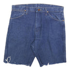 WRANGLER Mens Denim Blue Casual Shorts M W33 Classic Cut-Off Frayed Hem