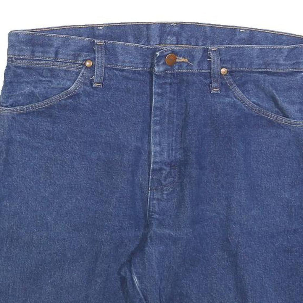 WRANGLER Mens Denim Blue Casual Shorts M W33 Classic Cut-Off Frayed Hem