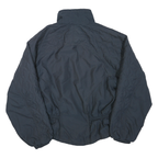 FILA Womens Navy Quilted Jacket L Polyester Blend Zip Casual Sportswear