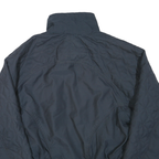 FILA Womens Navy Quilted Jacket L Polyester Blend Zip Casual Sportswear