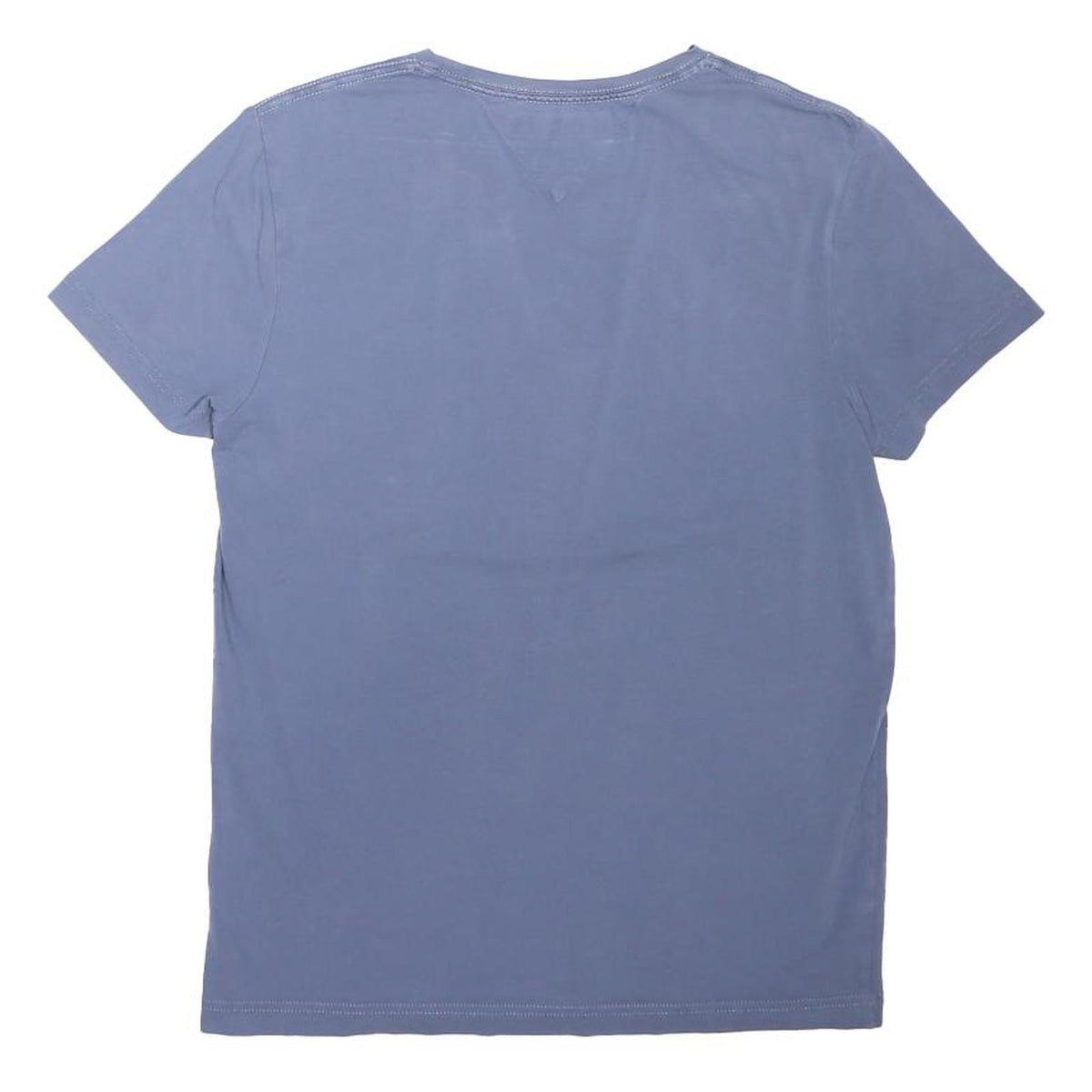 TOMMY HILFIGER Mens Blue T-Shirt M Short Sleeve Crew Neck Cotton Blend Classic
