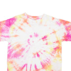 GILDAN Boys Tie Dye T-Shirt Pink XL