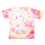 GILDAN Boys Tie Dye T-Shirt Pink XL