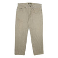 LEE Mens Jeans Beige Regular Straight Denim Cotton W36 L29 Classic Zip Pockets