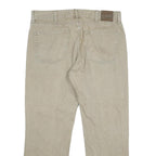 LEE Mens Jeans Beige Regular Straight Denim Cotton W36 L29 Classic Zip Pockets