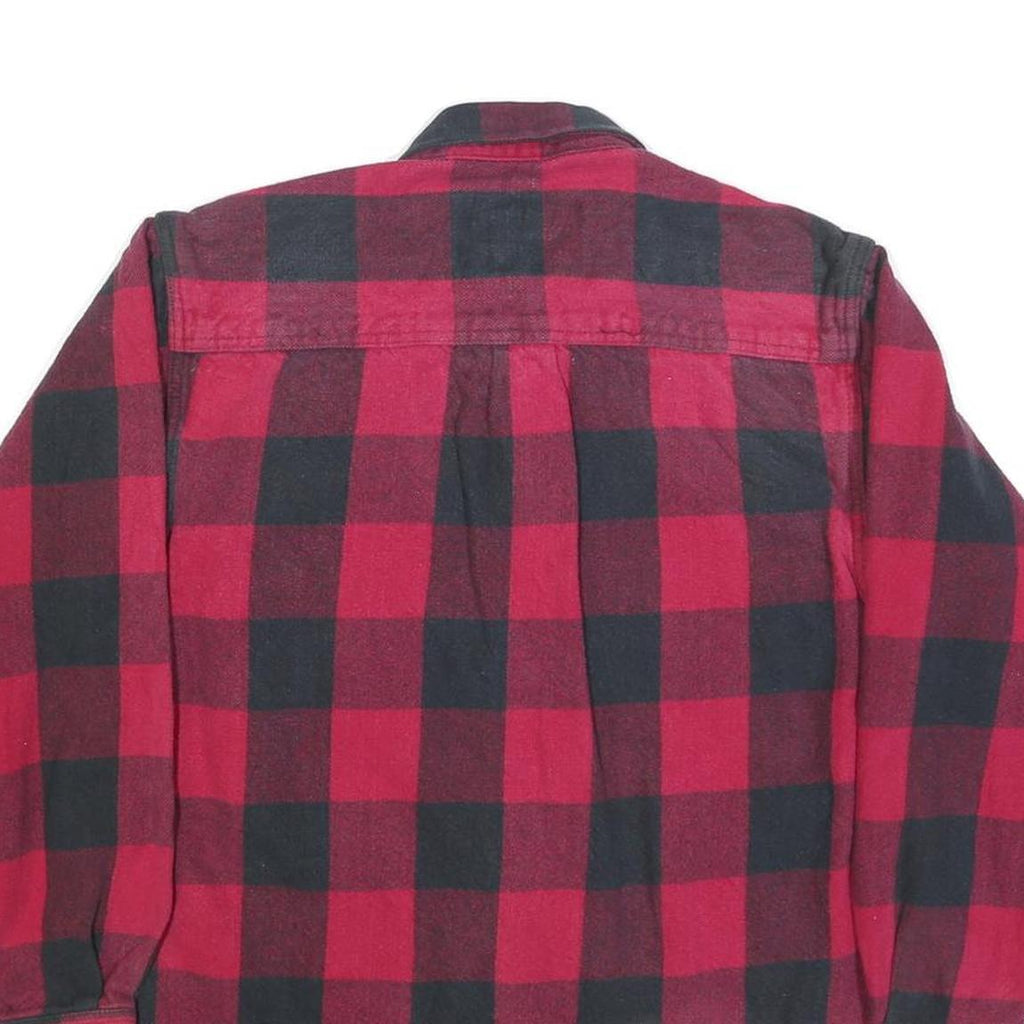 FIELD & STREAM Mens Red & Black Check Cotton Blend Shirt M Classic Lumberjack