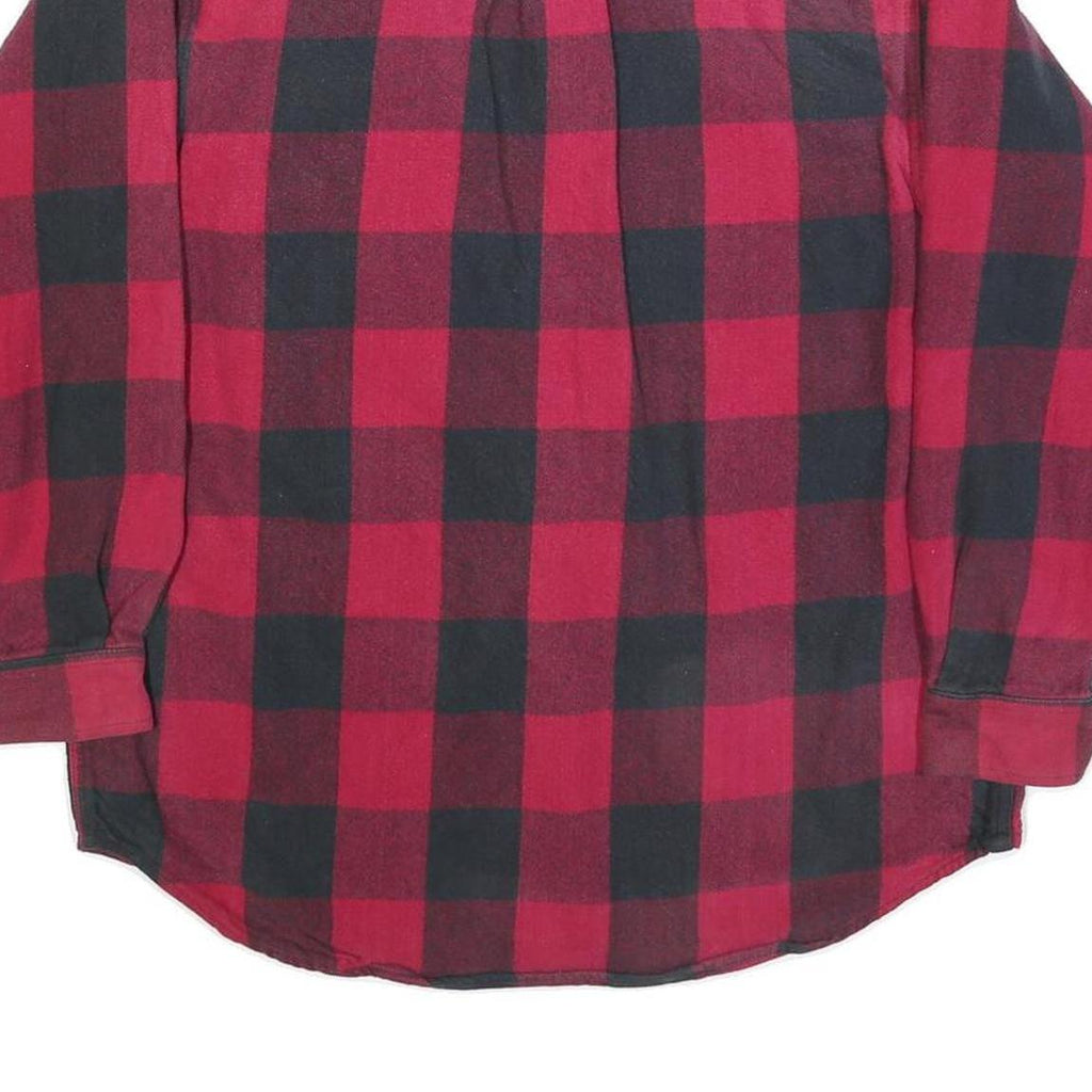 FIELD & STREAM Mens Red & Black Check Cotton Blend Shirt M Classic Lumberjack