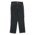 DICKIES Mens Black Cotton Regular Straight Trousers W28 L30 Workwear Utility