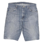 WRANGLER Mens Denim Blue Casual Shorts XL W36 Cotton Blend Comfortable Fit