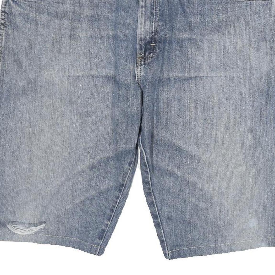 WRANGLER Mens Denim Blue Casual Shorts XL W36 Cotton Blend Comfortable Fit