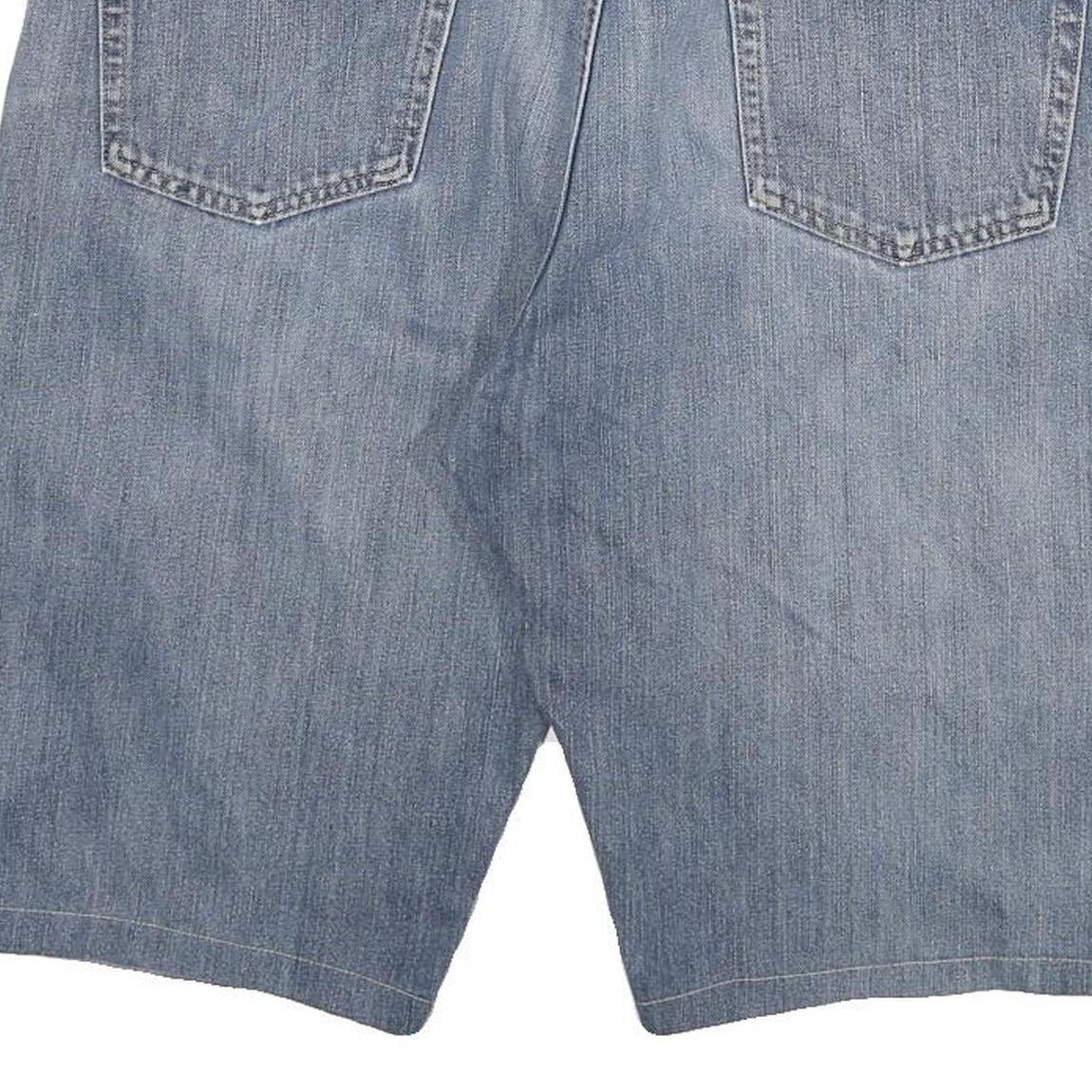 WRANGLER Mens Denim Blue Casual Shorts XL W36 Cotton Blend Comfortable Fit