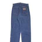 WRANGLER Mens Jeans Blue Regular Straight Denim Medium W26 L33 Classic Cotton