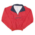 MATINBLEU Womens Red & Navy Shell Jacket S Polyamide Zip Casual Outdoor