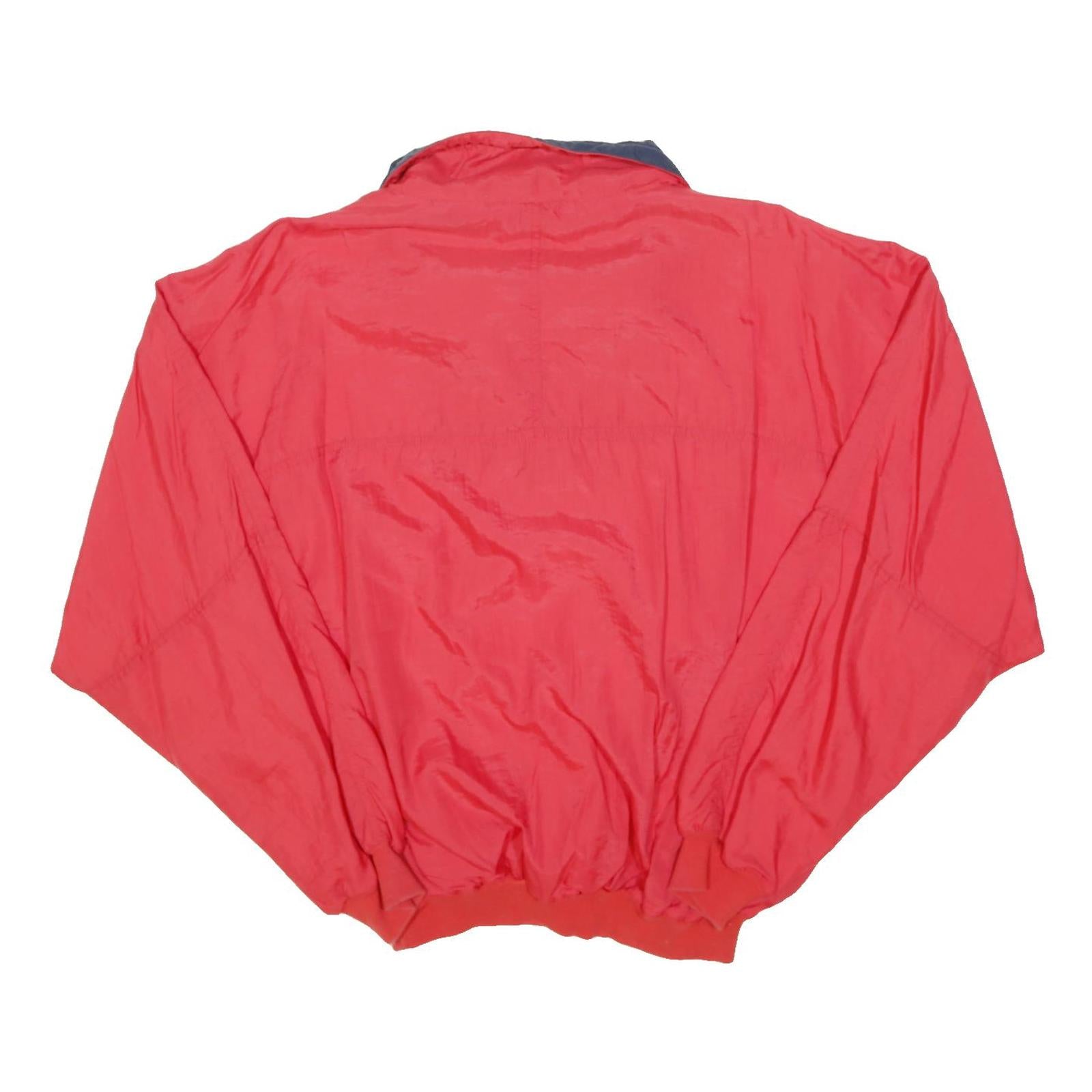 MATINBLEU Womens Red & Navy Shell Jacket S Polyamide Zip Casual Outdoor