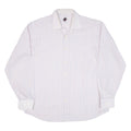 Mens Shirt Pink Striped Long Sleeve M