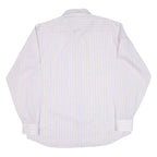 Mens Shirt Pink Striped Long Sleeve M