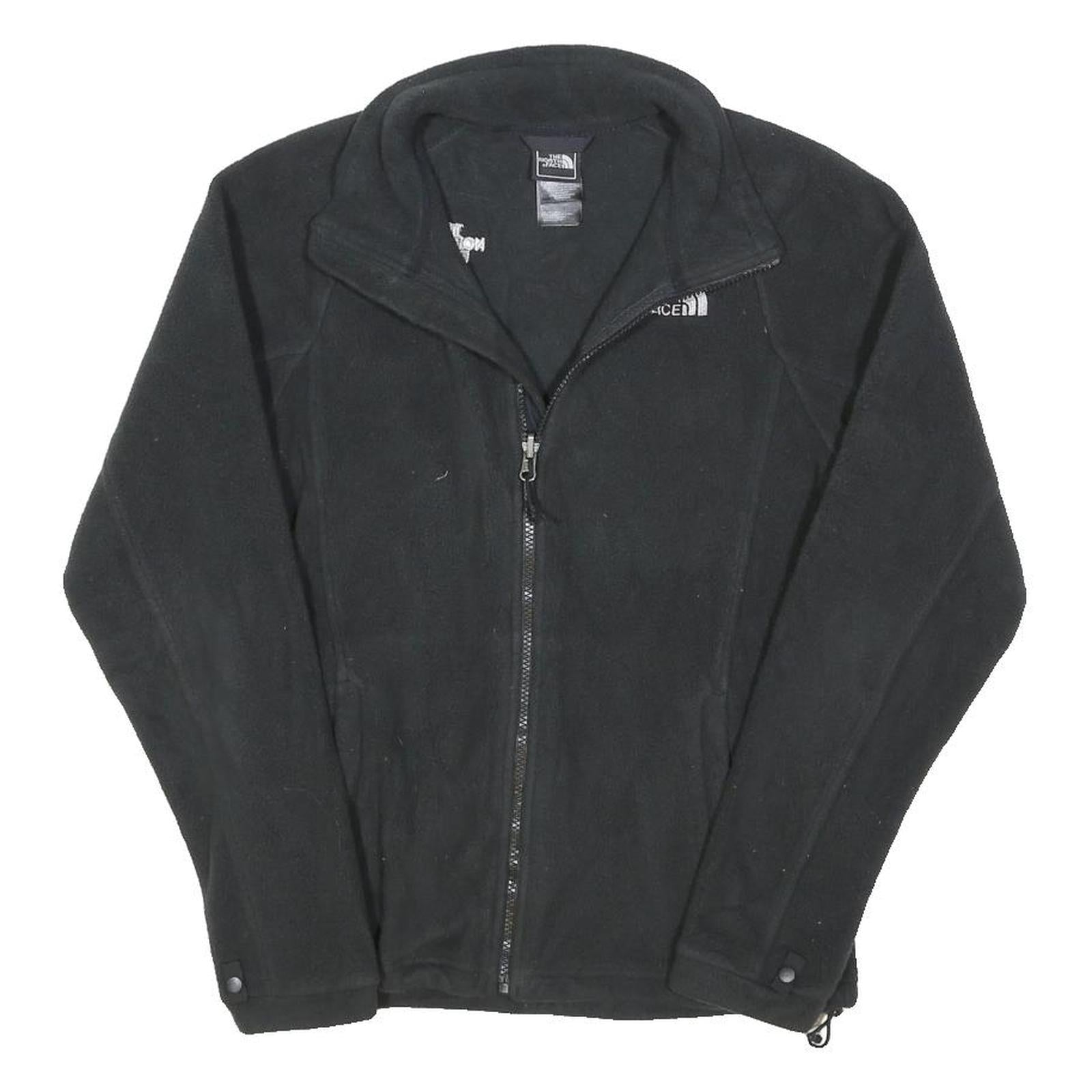 THE NORTH FACE Womens Black Jacket S Polyester Blend Plain Zip Outdoor Casual