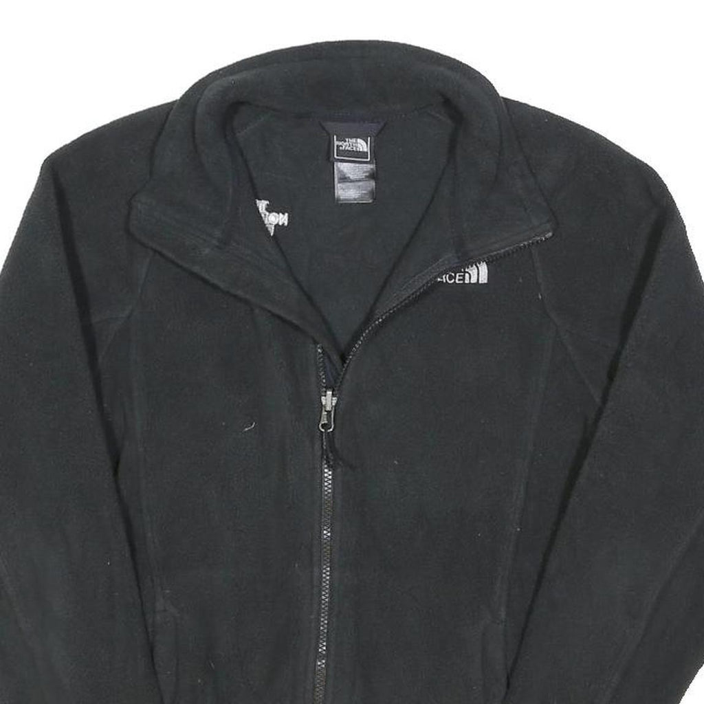 THE NORTH FACE Womens Black Jacket S Polyester Blend Plain Zip Outdoor Casual