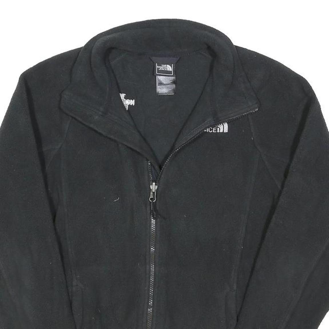 THE NORTH FACE Womens Black Jacket S Polyester Blend Plain Zip Outdoor Casual
