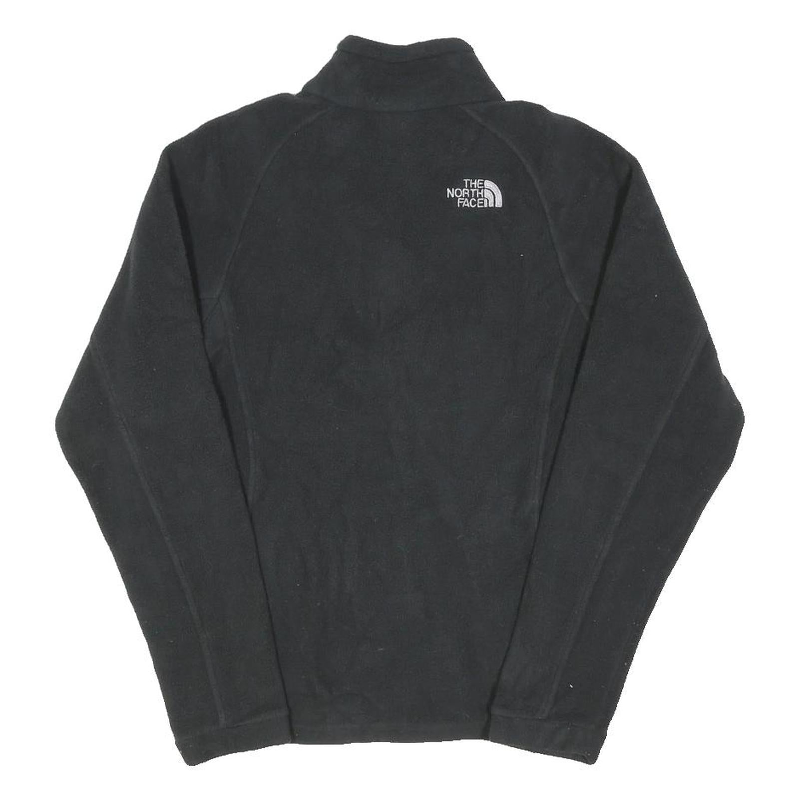 THE NORTH FACE Womens Black Jacket S Polyester Blend Plain Zip Outdoor Casual