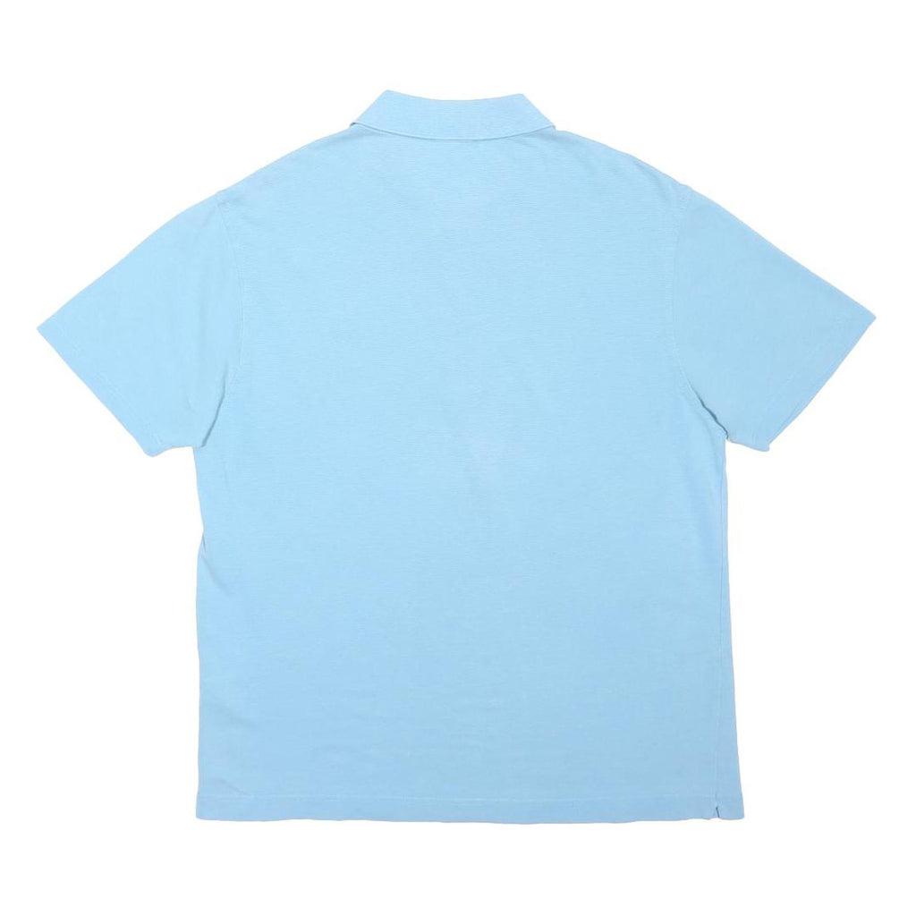 LACOSTE Mens Blue Short Sleeve Polo Shirt Cotton M Classic Fit