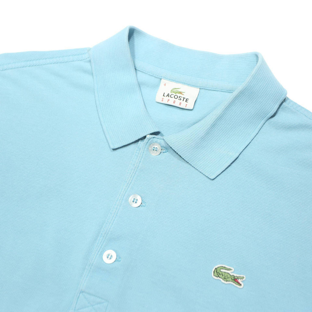 LACOSTE Mens Blue Short Sleeve Polo Shirt Cotton M Classic Fit