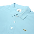 LACOSTE Mens Blue Short Sleeve Polo Shirt Cotton M Classic Fit