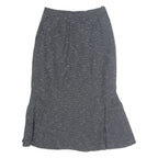 Womens Peasant Skirt Black Midi 90s M