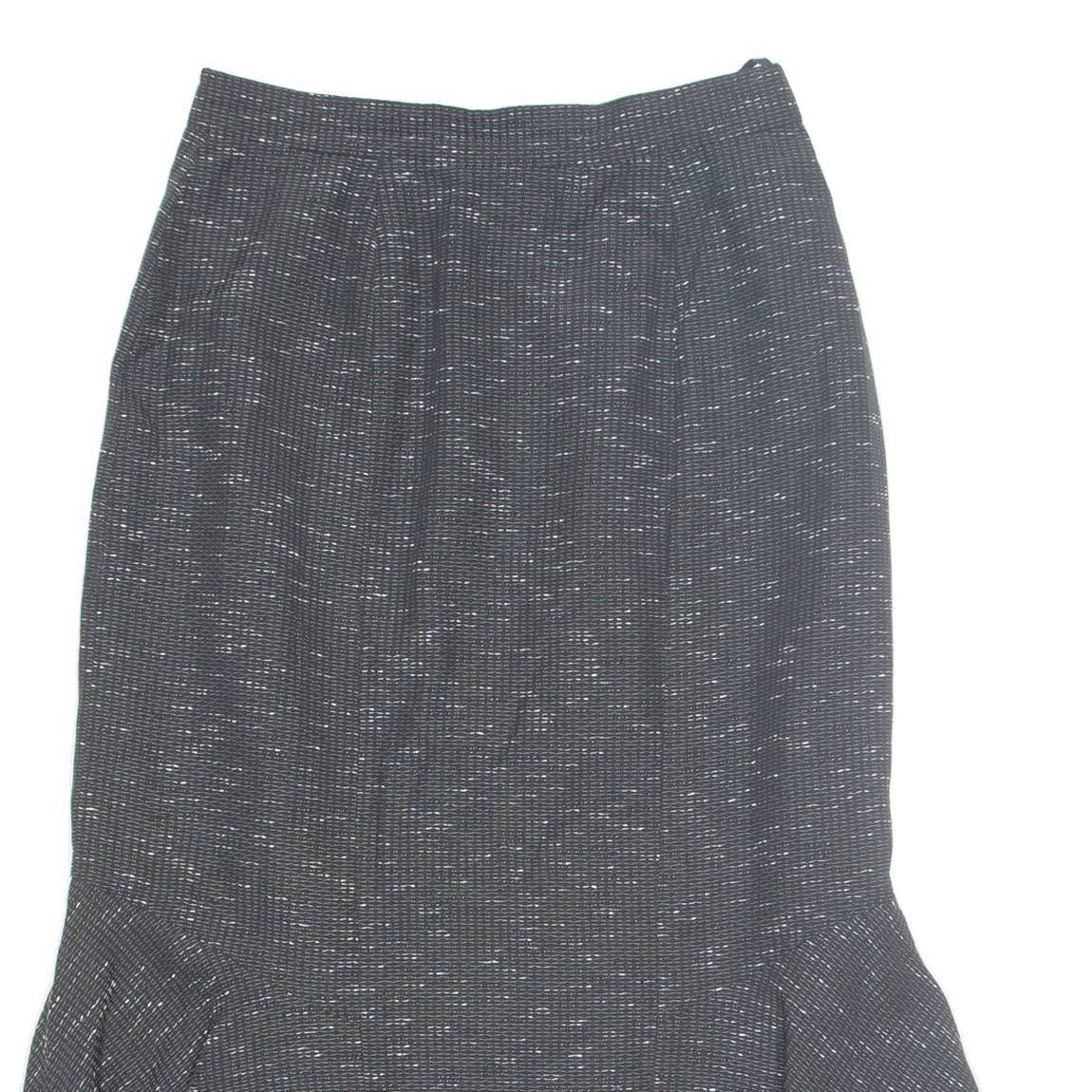 Womens Peasant Skirt Black Midi 90s M