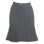 Womens Peasant Skirt Black Midi 90s M