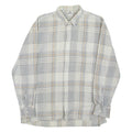 JEAN CHARLES Mens Shirt Grey Check Long Sleeve M