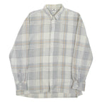 JEAN CHARLES Mens Shirt Grey Check Long Sleeve M