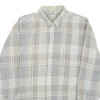 JEAN CHARLES Mens Shirt Grey Check Long Sleeve M