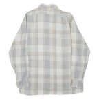 JEAN CHARLES Mens Shirt Grey Check Long Sleeve M