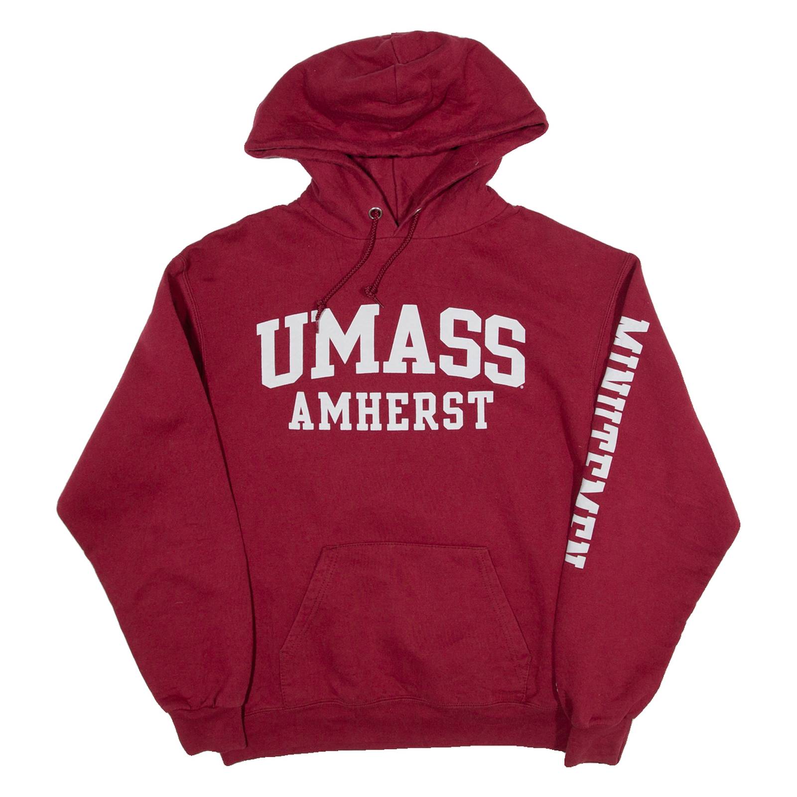 CHAMPION Umass Womens Red Hoodie M