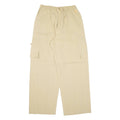 CHOTA INDIA Cargo Womens Trousers Beige Regular Wide-Leg W28 L30