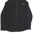 NIKE Womens Black Hoodie Zip Up M Lightweight Casual Sports Sweatshirt