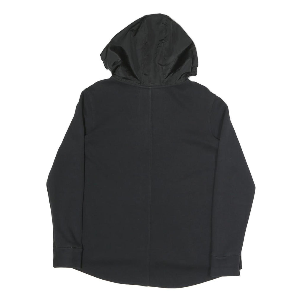 NIKE Womens Black Hoodie Zip Up M Lightweight Casual Sports Sweatshirt
