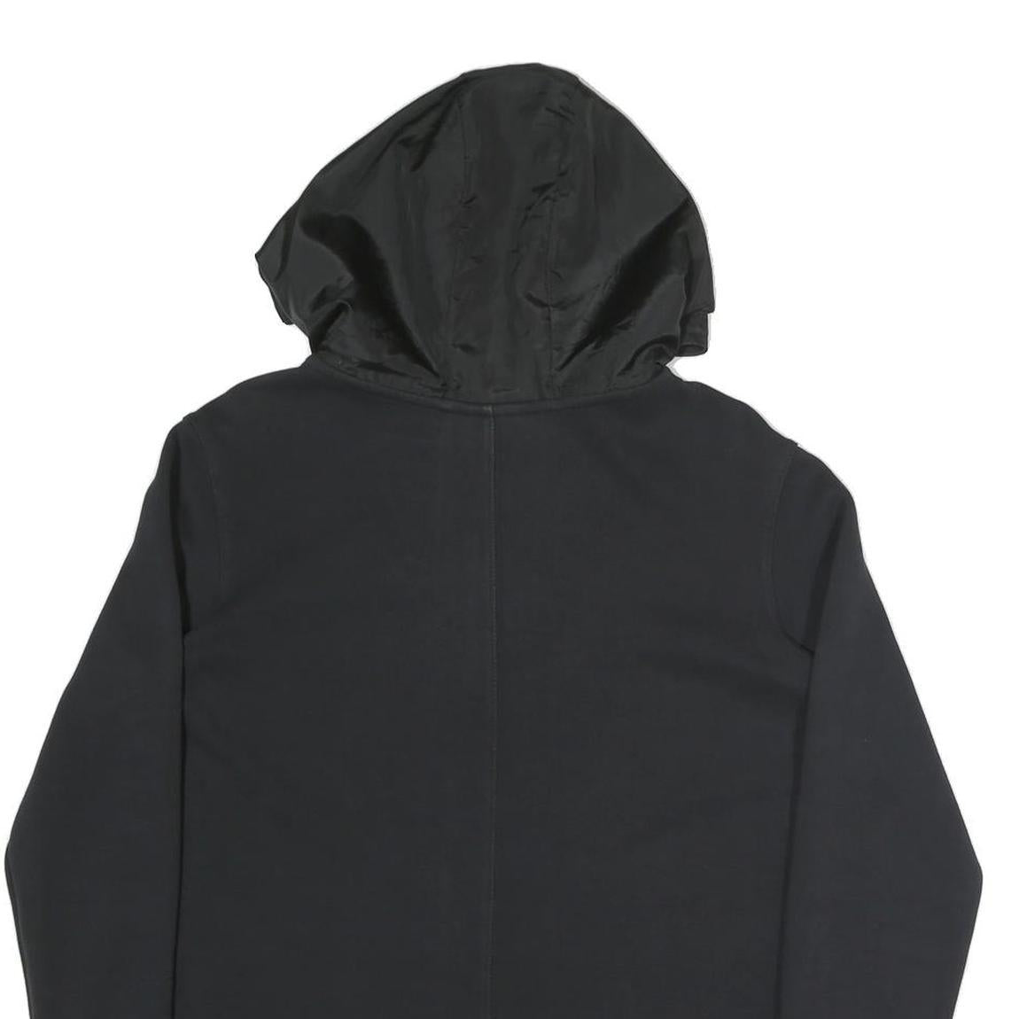 NIKE Womens Black Hoodie Zip Up M Lightweight Casual Sports Sweatshirt