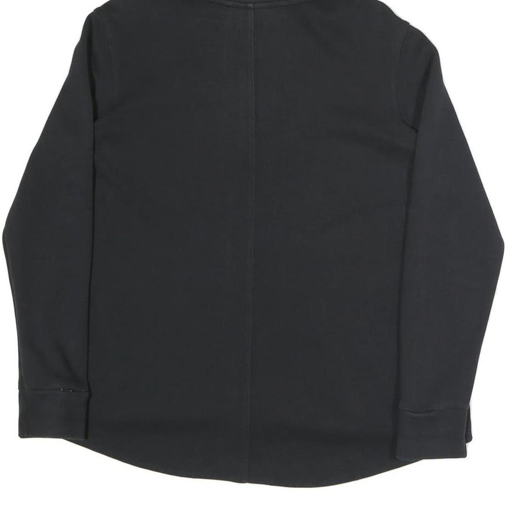 NIKE Womens Black Hoodie Zip Up M Lightweight Casual Sports Sweatshirt