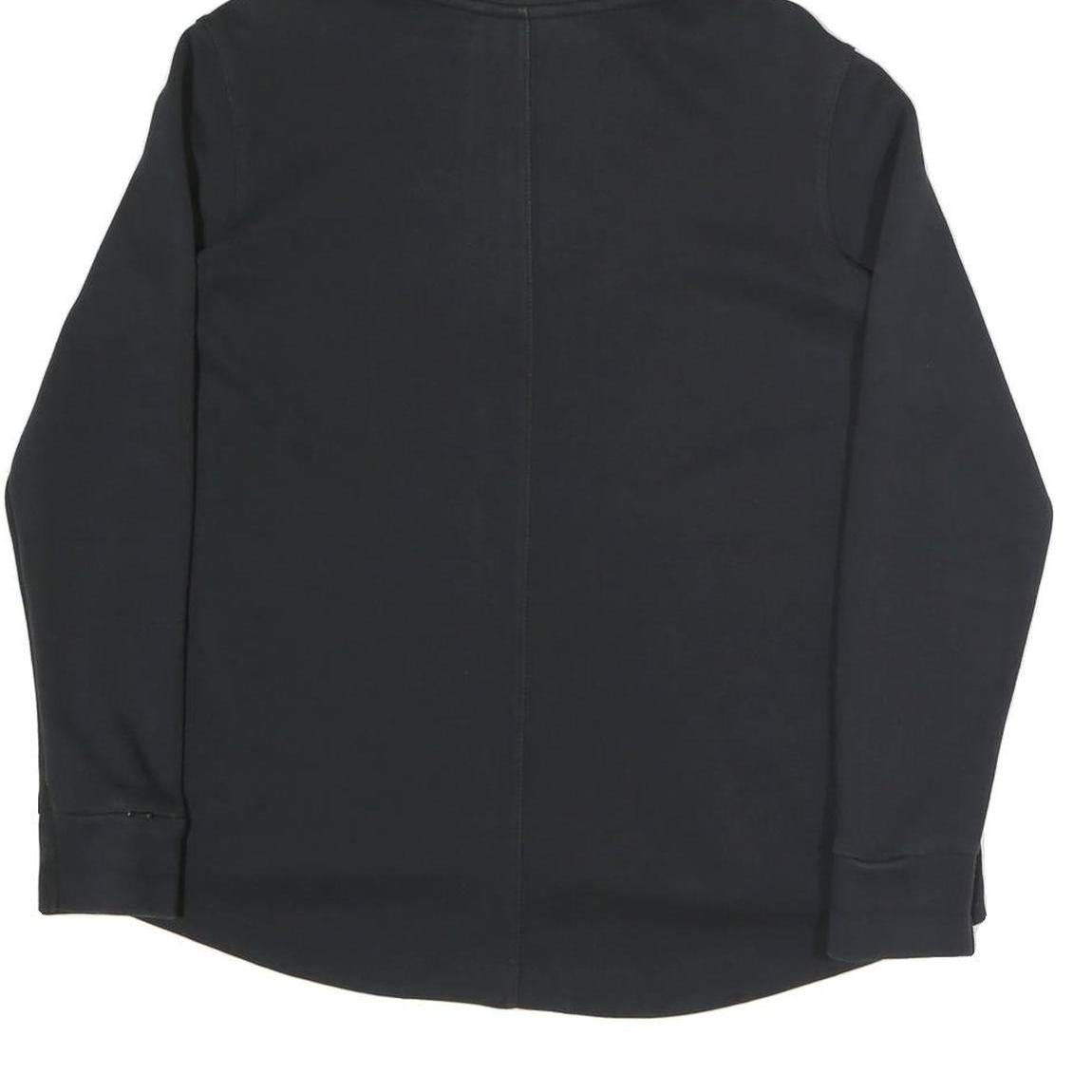 NIKE Womens Black Hoodie Zip Up M Lightweight Casual Sports Sweatshirt